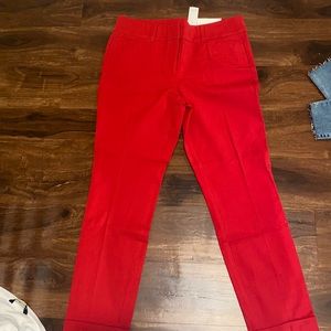 Women’s red loft dress pants
